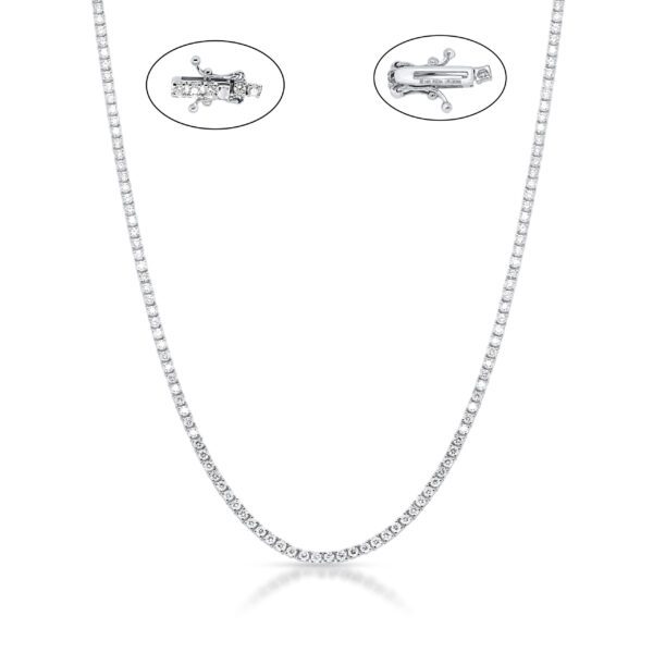 14K Lab Grown Diamond Tennis Necklace